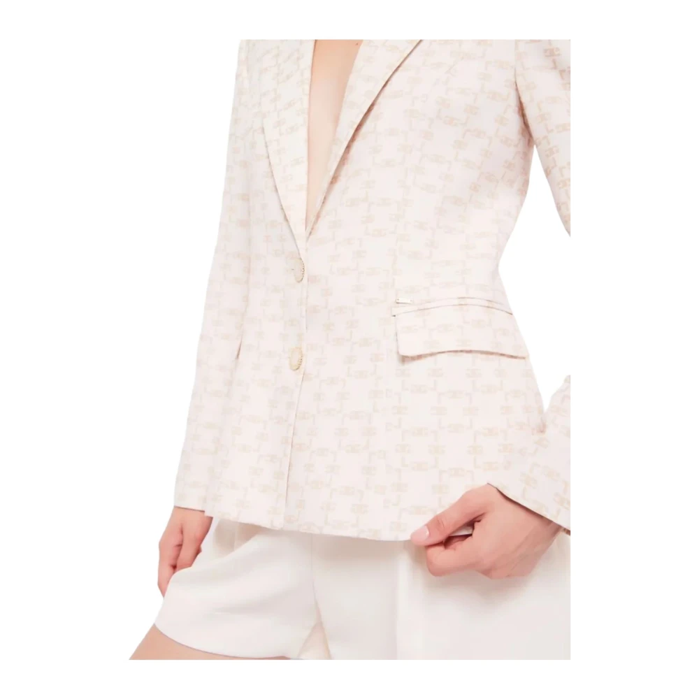 Gaudi Blazer Jas Beige Dames