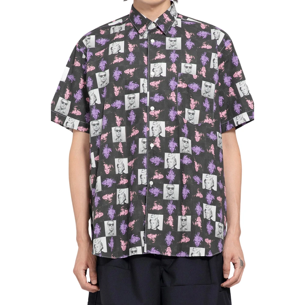 Comme des Garçons Grafische Print Herenoverhemd Multicolor Heren