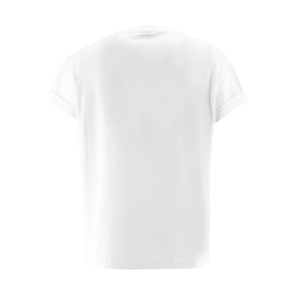 BRUNELLO CUCINELLI Iconische T-Shirt Upgrade voor Jouw Garderobe White Dames