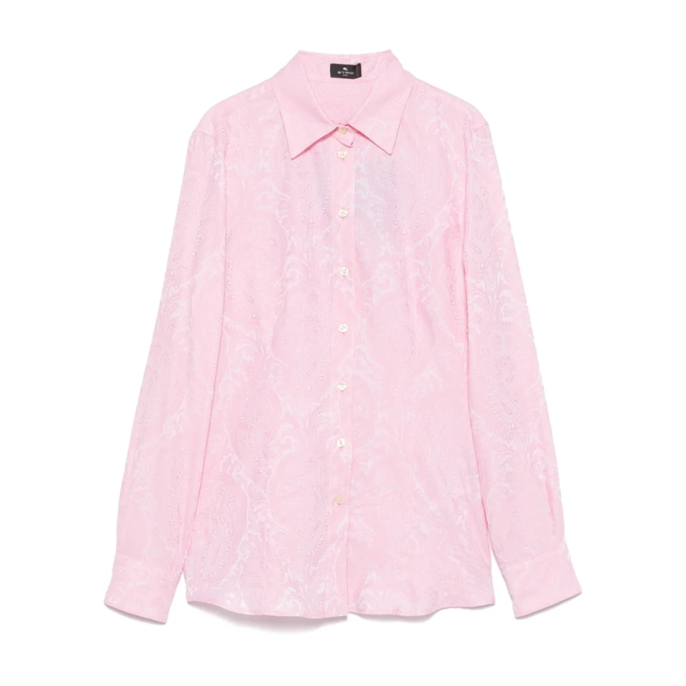 ETRO Roze Stijlvolle Overhemden Pink Dames
