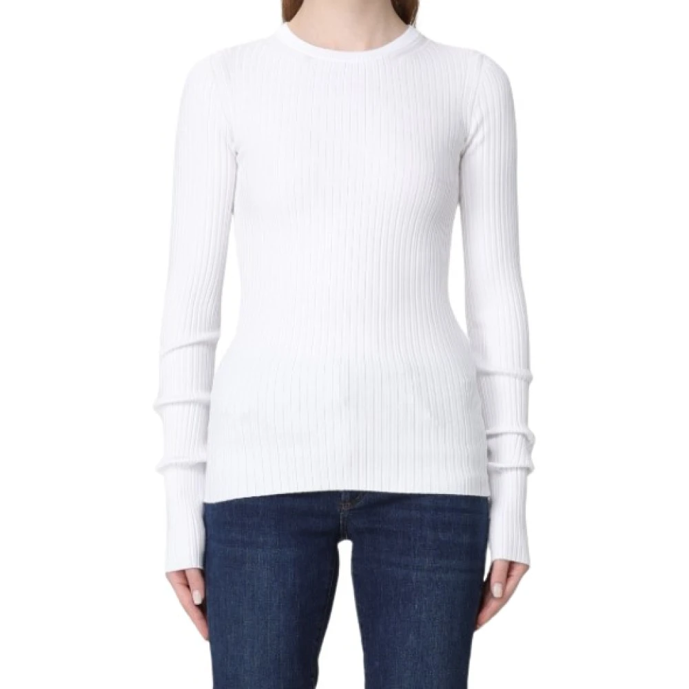 SPORTMAX Stijlvolle Sweaters voor Sport White Dames