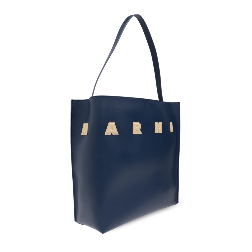Marni Shopper tas Blue Dames