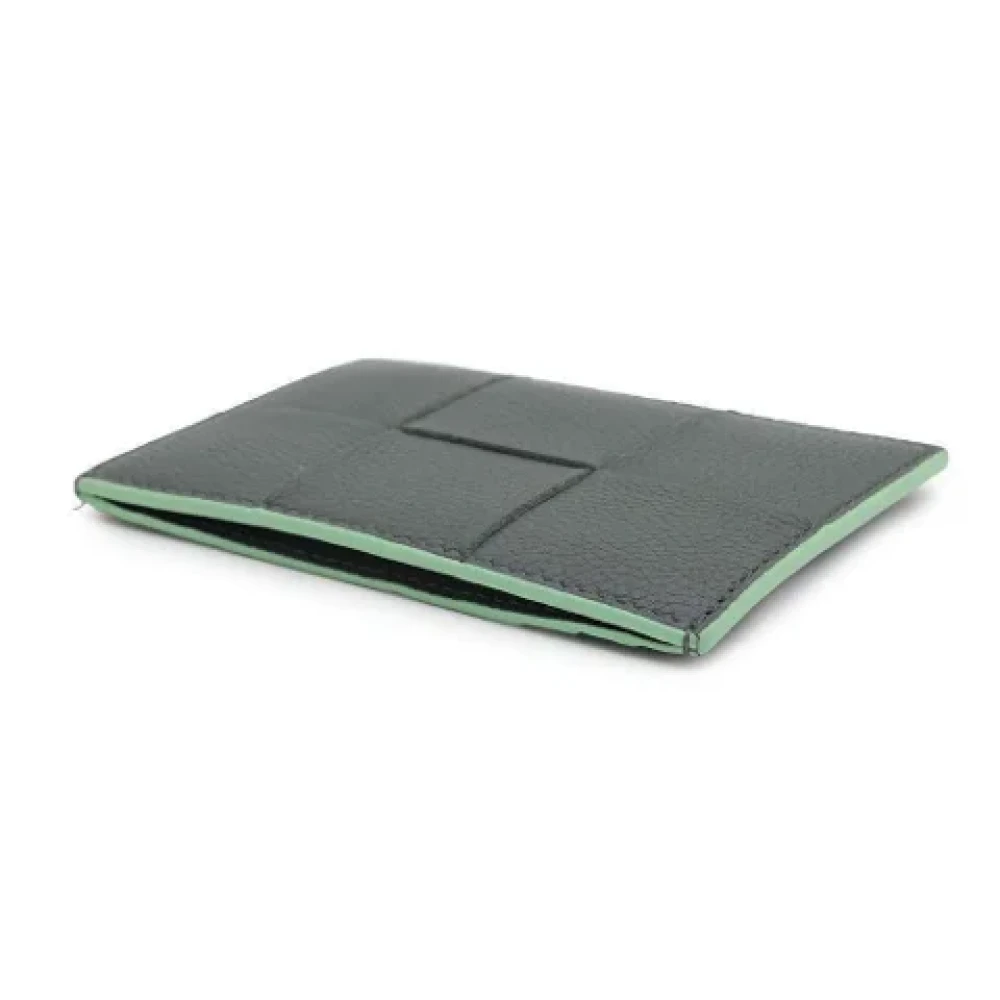 Bottega Veneta Vintage Pre-owned Leather wallets Green Heren