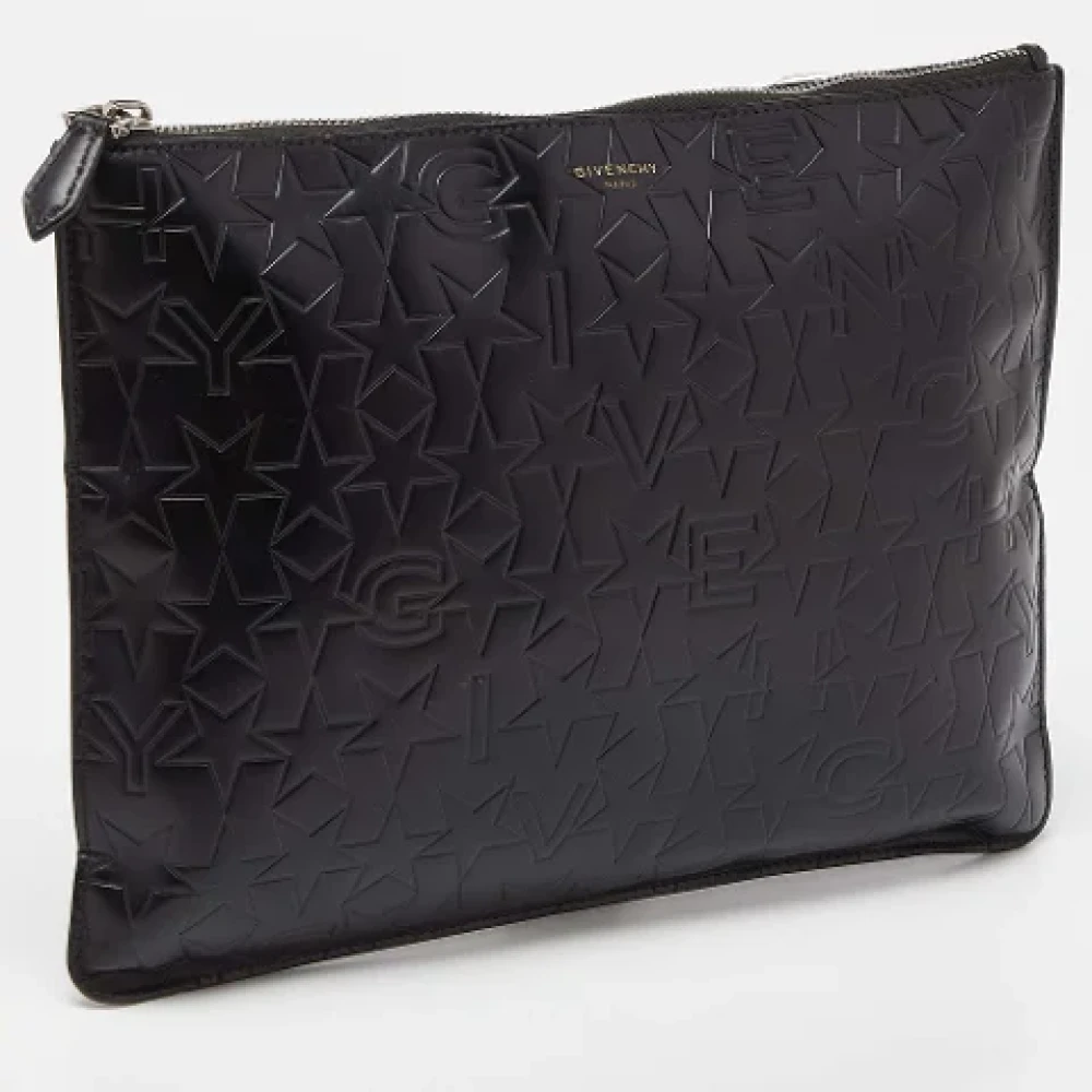 Givenchy Pre-owned Leather pouches Black Dames