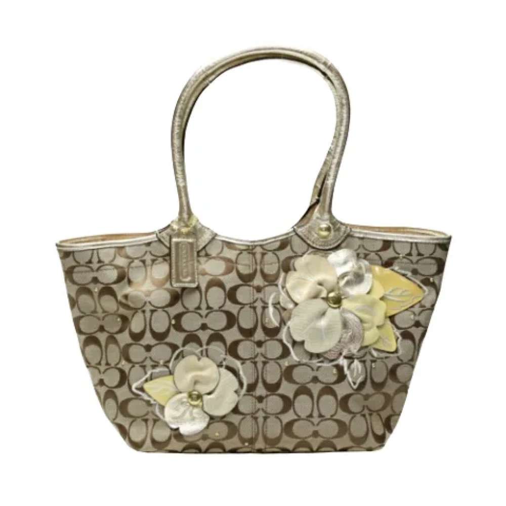 Coach Pre-owned Canvas totes Beige Dames