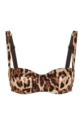 Silk Satin Balconette Bra