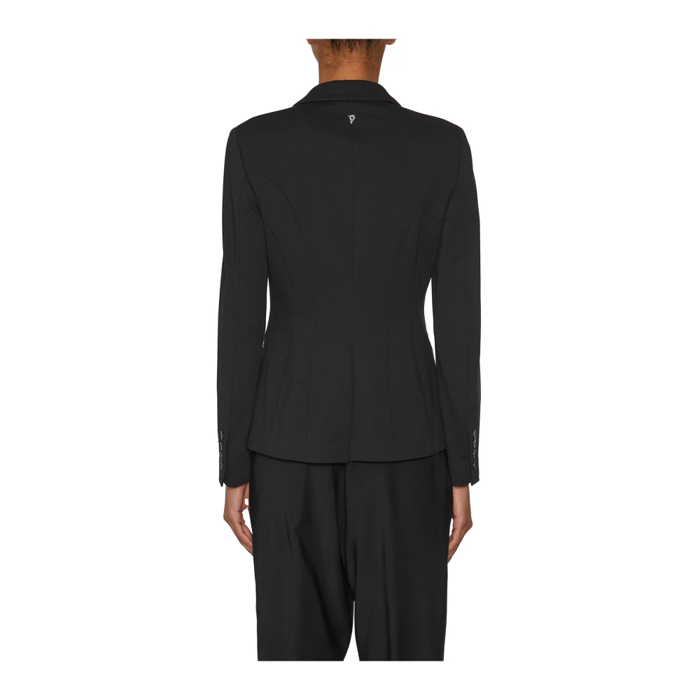 Dondup Viscose Blazer Black Dames