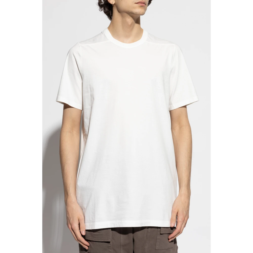 Rick Owens Level T-Shirt White Heren