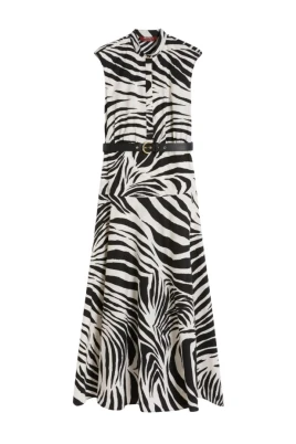 Long Sleeveless Shirt Dress