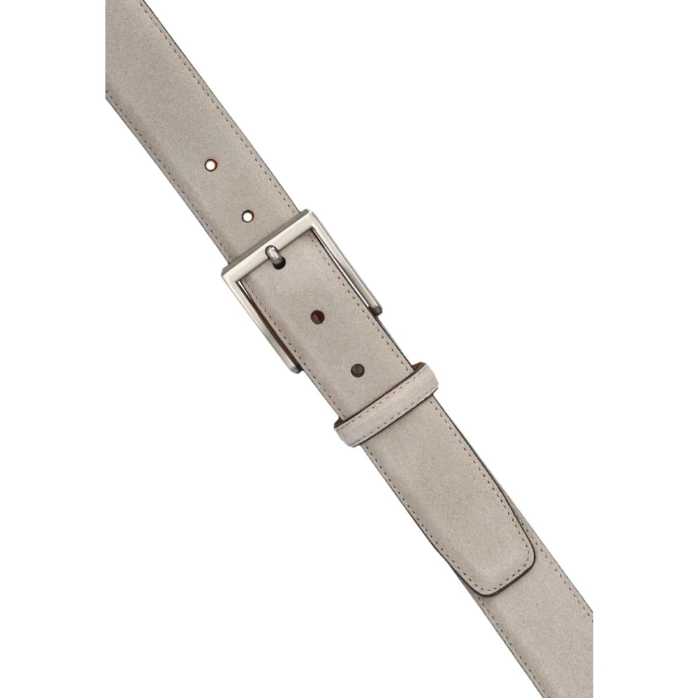 Magnanni Elegante Leren Riem Model 1078 White Heren