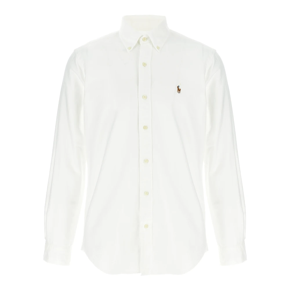 Polo Ralph Lauren Men's White Oxford Cotton Shirt