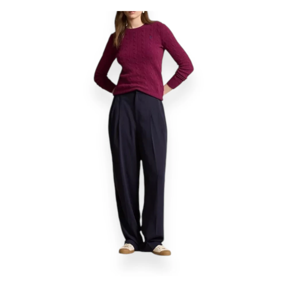Polo Ralph Lauren Stijlvolle Sweater Collectie Purple Dames