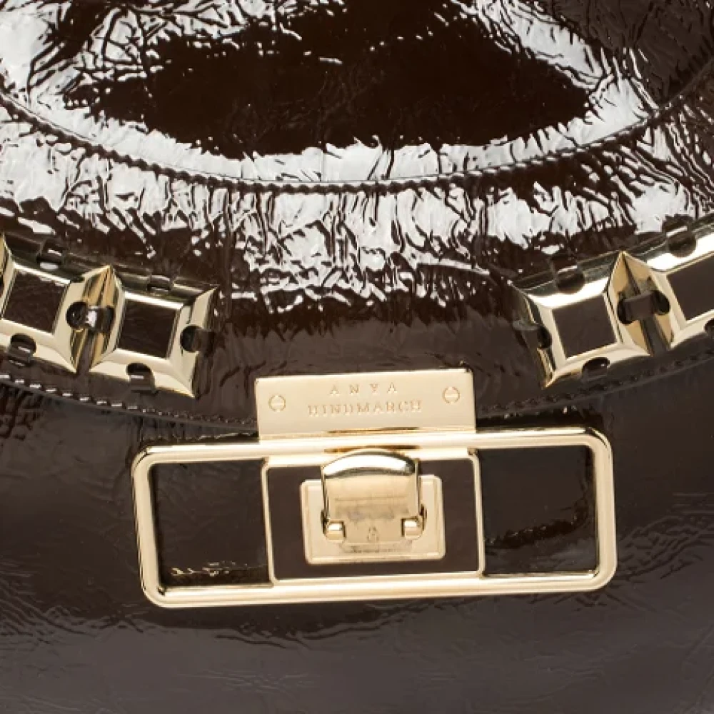 Anya Hindmarch Pre-owned Leather handbags Brown Dames