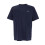t-shirt-bleu-avec-logo-brode-sur-le-devant