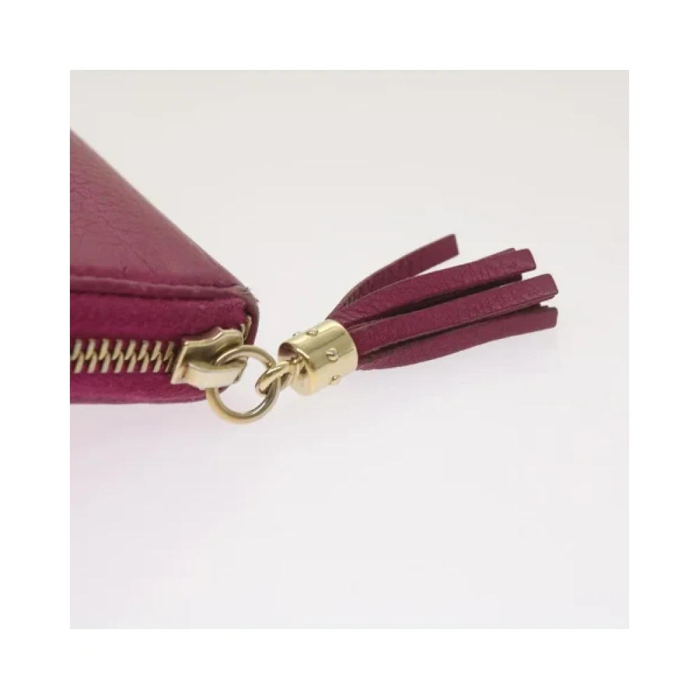 Gucci Vintage Pre-owned Leather wallets Pink Dames