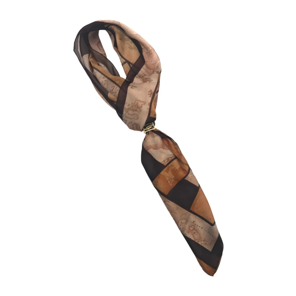 Alviero Martini 1a Classe Modieuze Sjaal S490 1682 Brown Dames