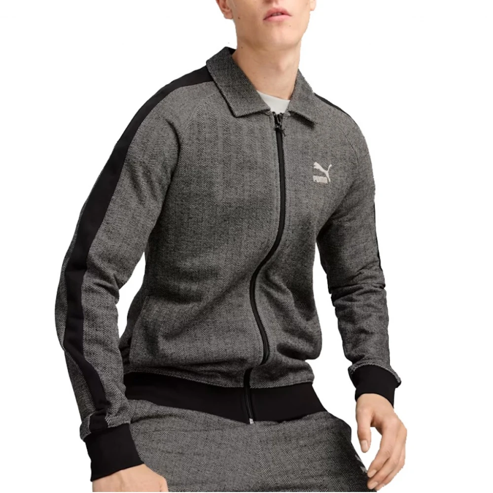 Puma Track Jacket Zip-Throughs Black Heren