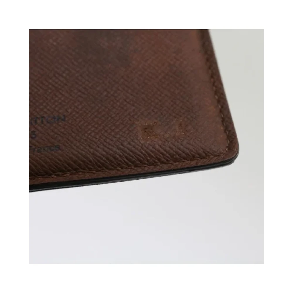 Louis Vuitton Vintage Pre-owned Coated canvas wallets Brown Dames