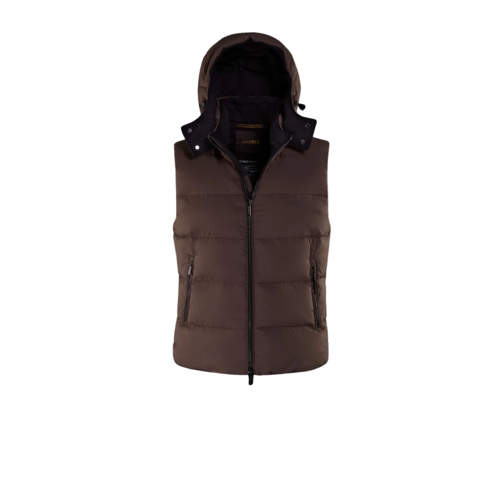 Moorer - Jackets > Vests - Brown - Moorer - Modalova