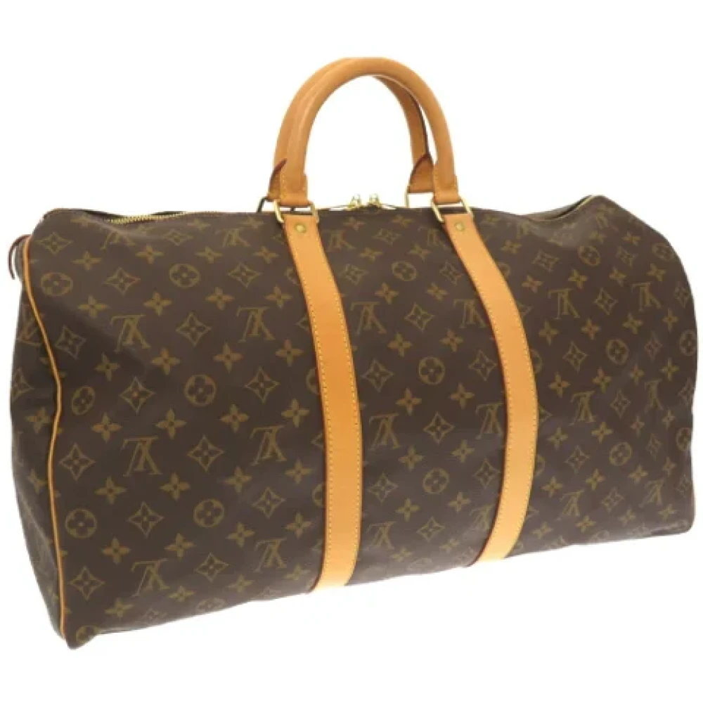 Louis Vuitton Vintage Pre-owned Canvas travel-bags Brown Dames