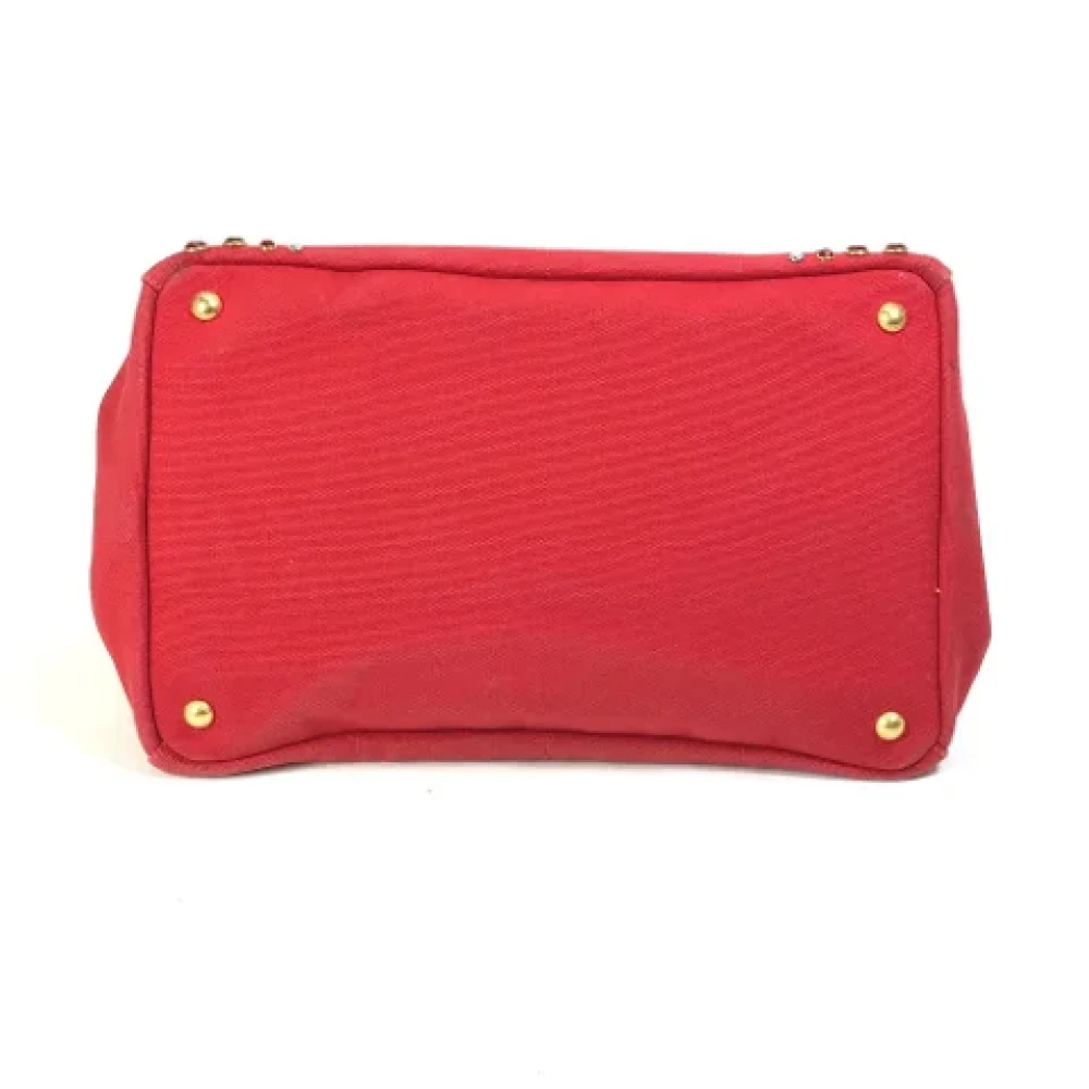 Prada Vintage Pre-owned Fabric prada-bags Red Dames