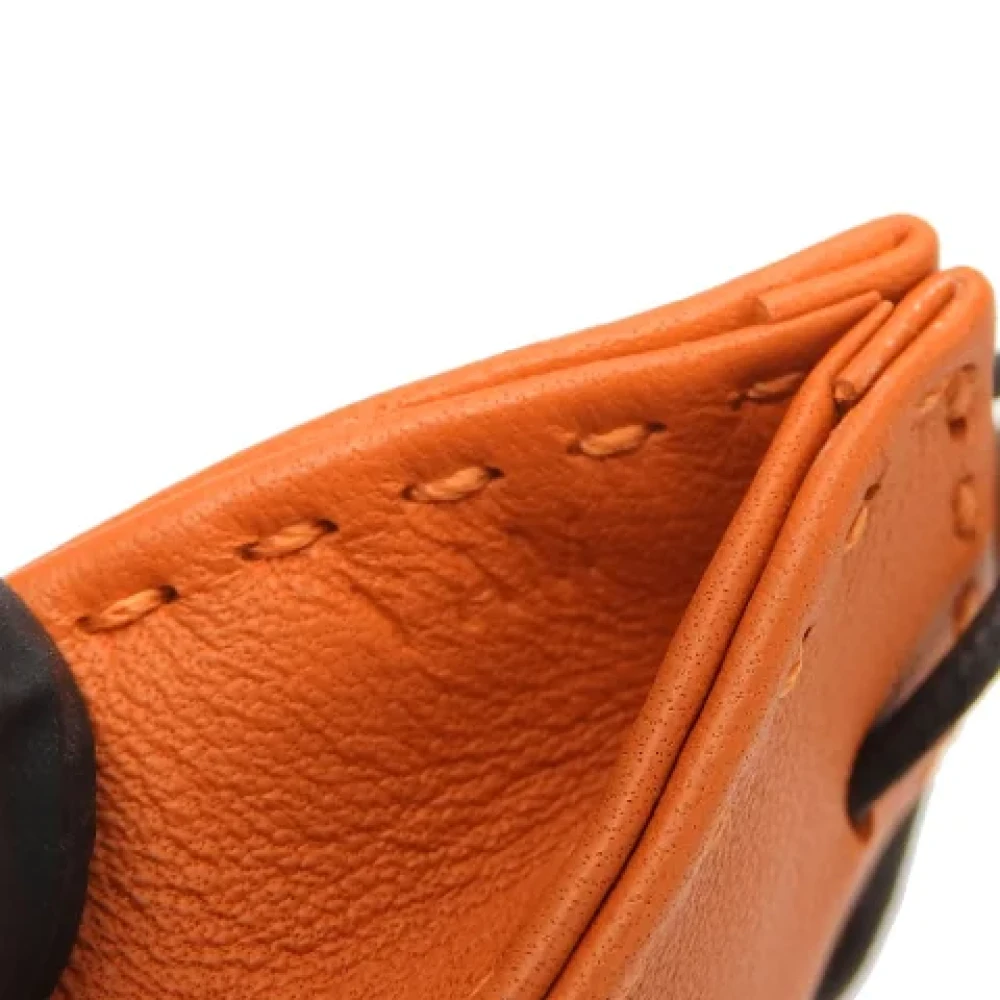 Hermès Vintage Pre-owned Leather key-holders Orange Dames