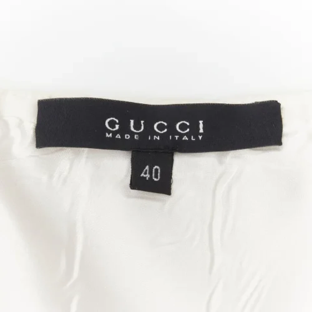 Gucci Vintage Pre-owned Satin bottoms White Dames