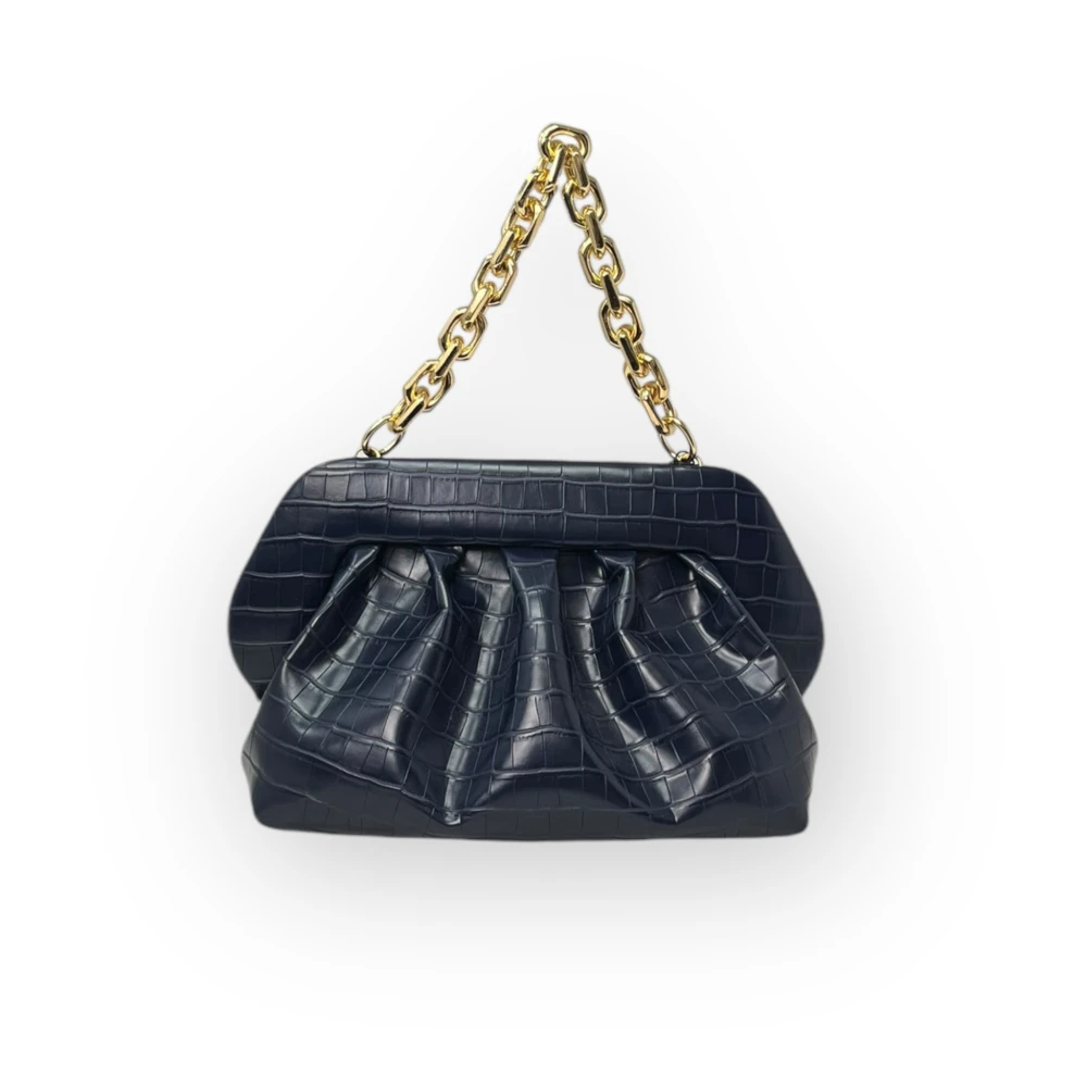 THEMOIRè Croco Mini Tas Blue Dames