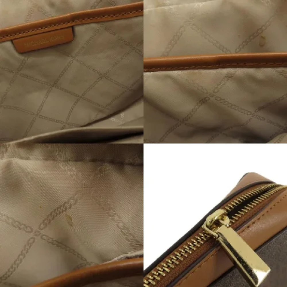 Michael Kors Pre-owned Canvas crossbody-bags Brown Dames