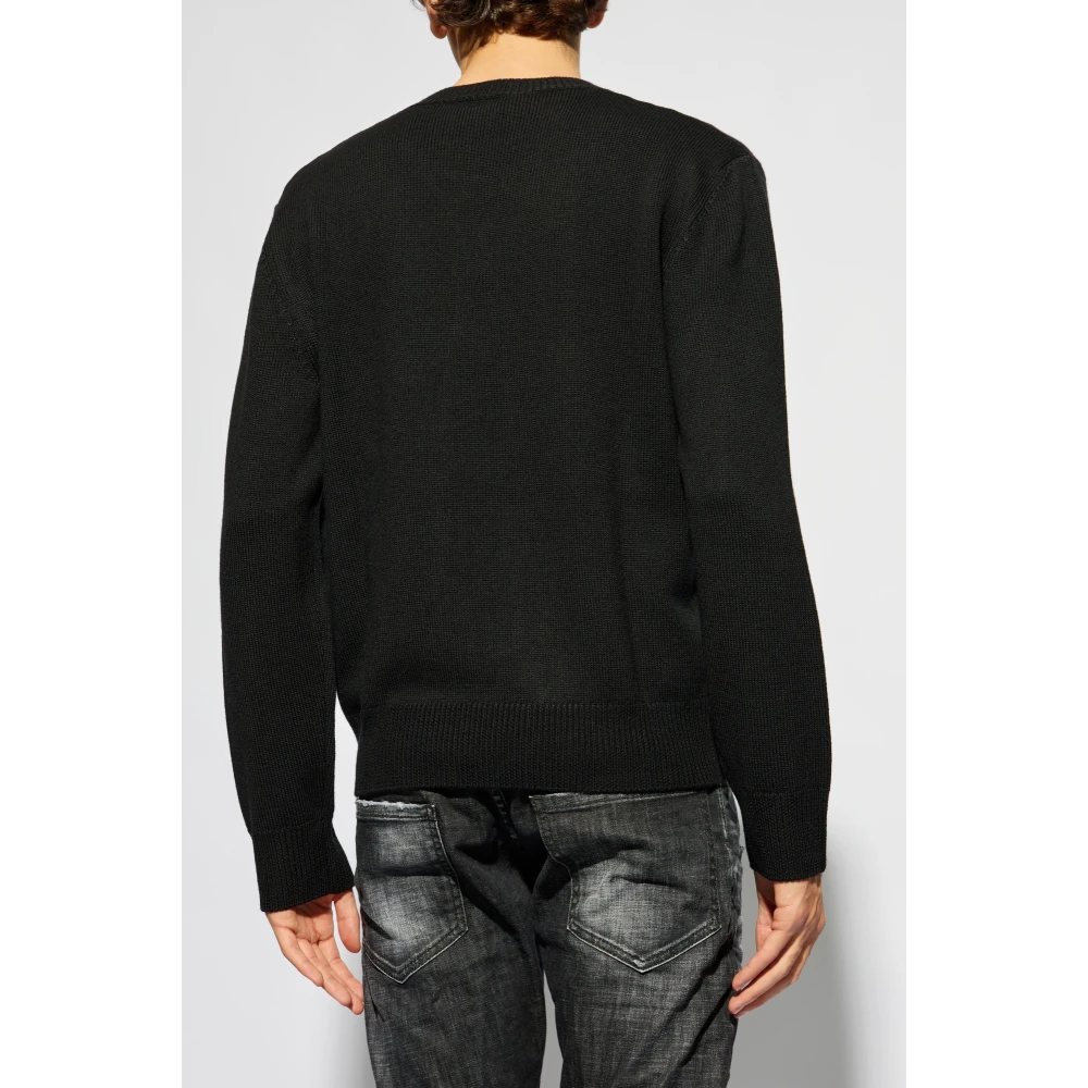 Dsquared2 Trui met logo Black Heren
