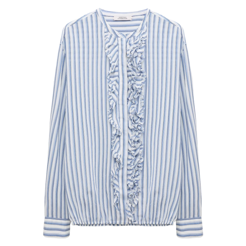 Dorothee Schumacher Women's Blue Striped Blouse