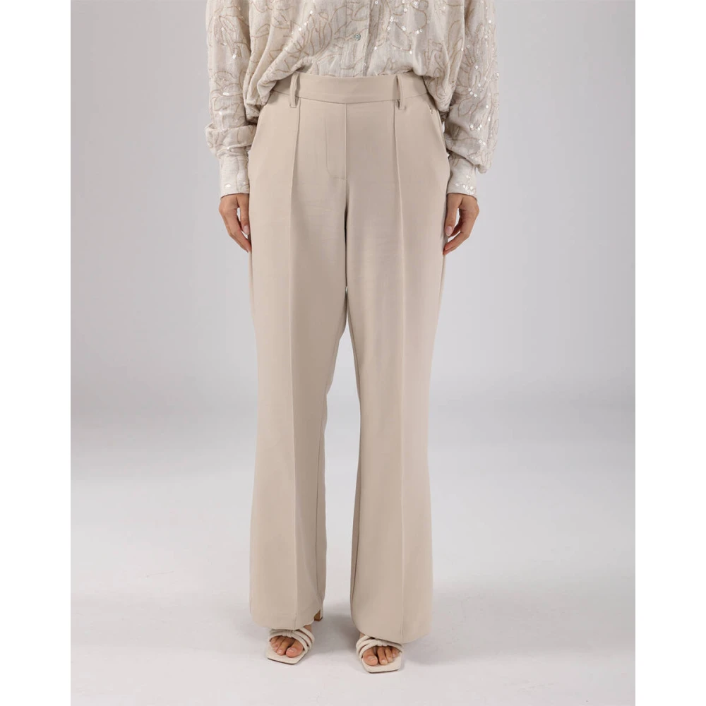 Nukus Jill Broek Beige Dames