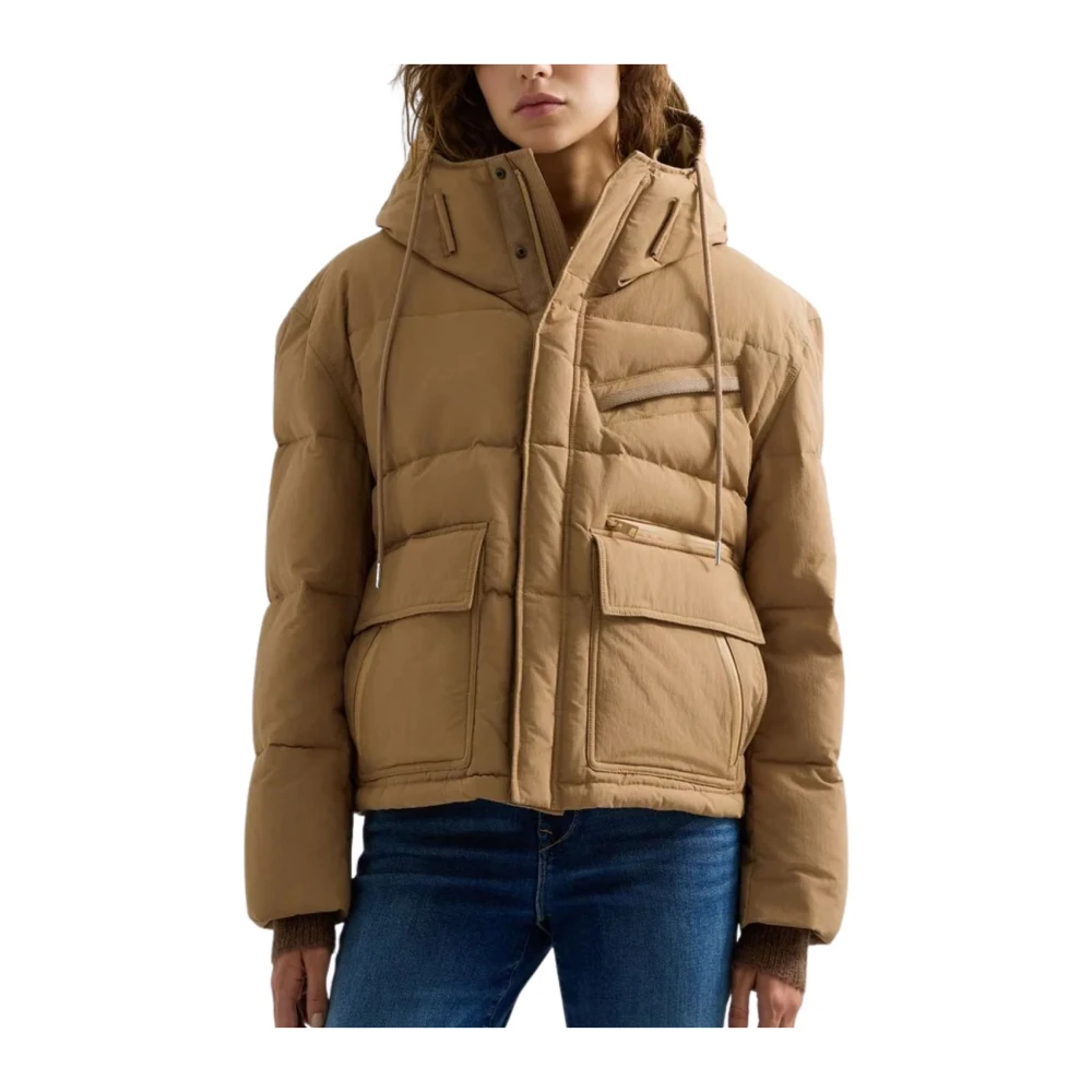 Replay Donna Beige Giacche, S, New,