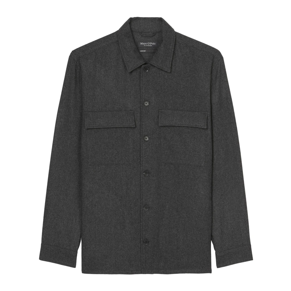 Marc O'Polo Overshirt Black, Herr