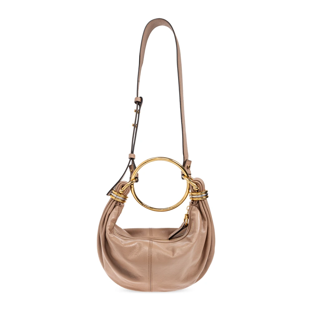 Chloé Handtas Armband Klein Beige Dames