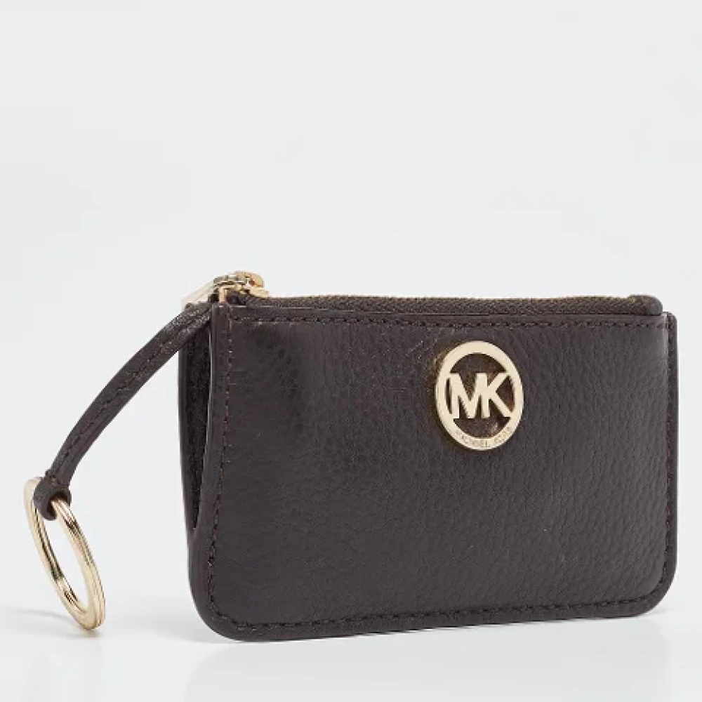 Michael Kors Pre-owned Leather wallets Brown Dames