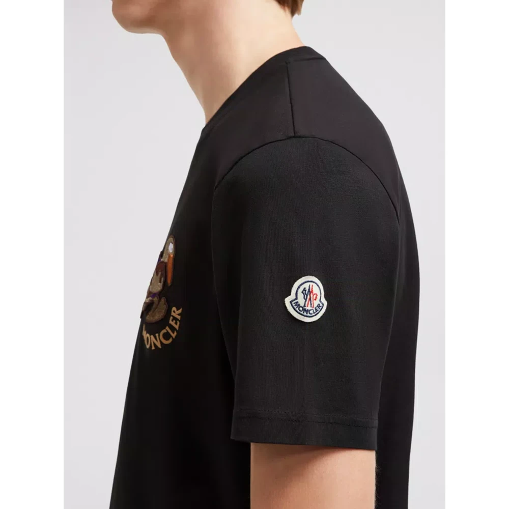 Moncler Blauwe Donsjas met Afneembare Capuchon Blue Dames