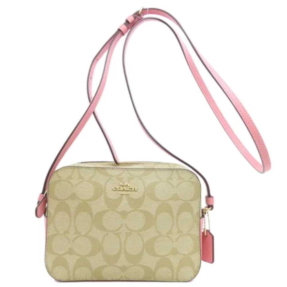 Coach Pre-owned Fabric shoulder-bags Beige Dames