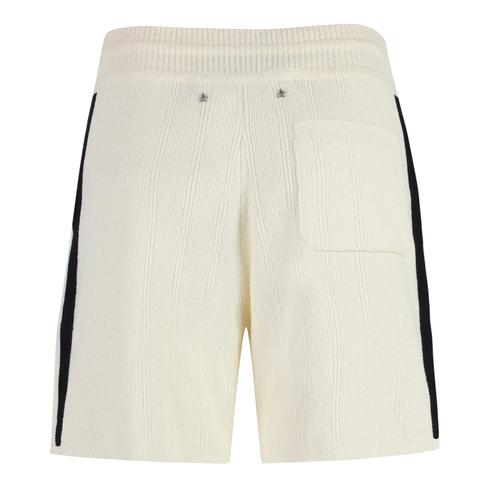 Golden Goose Gebreide Casual Shorts Beige Dames