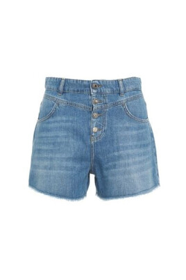 distressed-high-waist-denim-shorts
