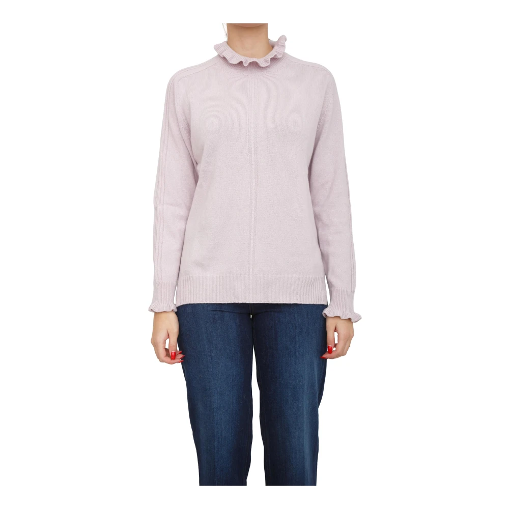 Twinset Damen Violett Strickwaren, Lila, Sgröße: