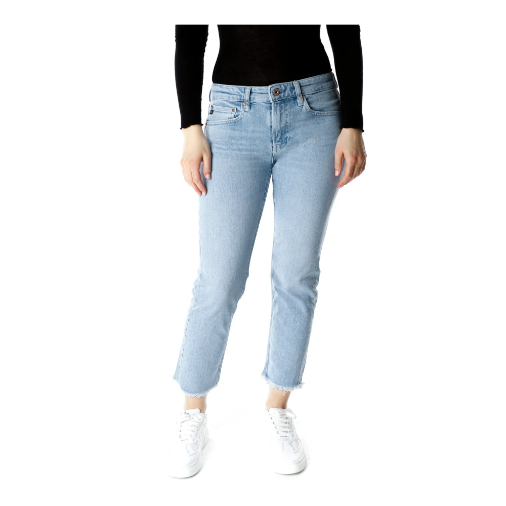 Ag Jeans Blue Cropped Jeans - Female - Cropped Jeans - W31 - Jeans