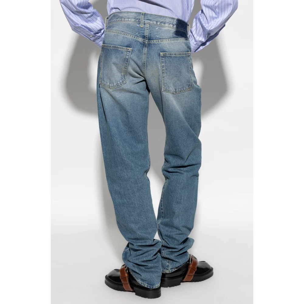 Maison Margiela Jeans met vintage-effect Blue Heren