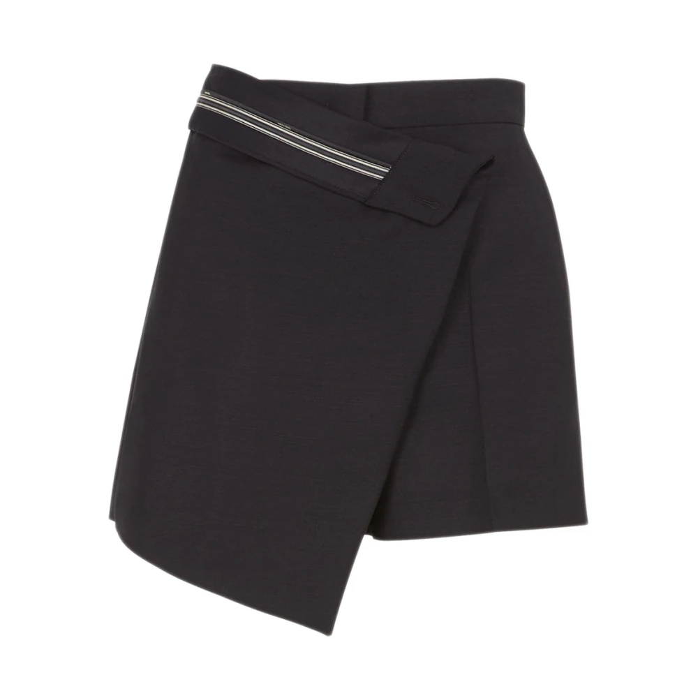 Fendi Svarta High-Waisted Tailored Shorts Black, Dam