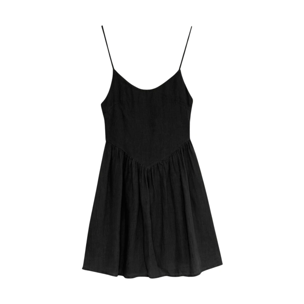 The New Society Hera Vrouw Korte Jurk Caviar Black Dames