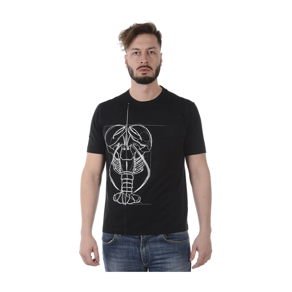 Zegna - Tops > T-Shirts - Black - Zegna - Modalova