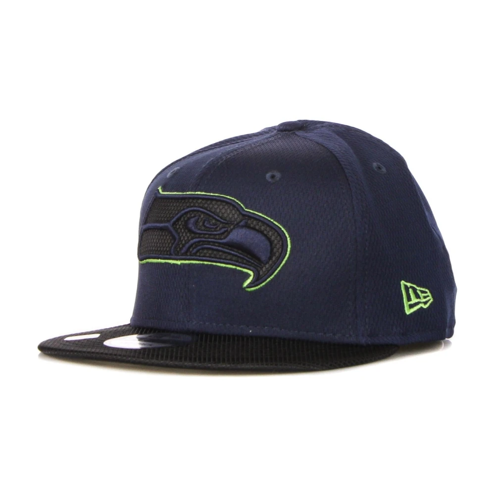 New era Seattle Seahawks Flat Brim Snapback Cap Blue Heren