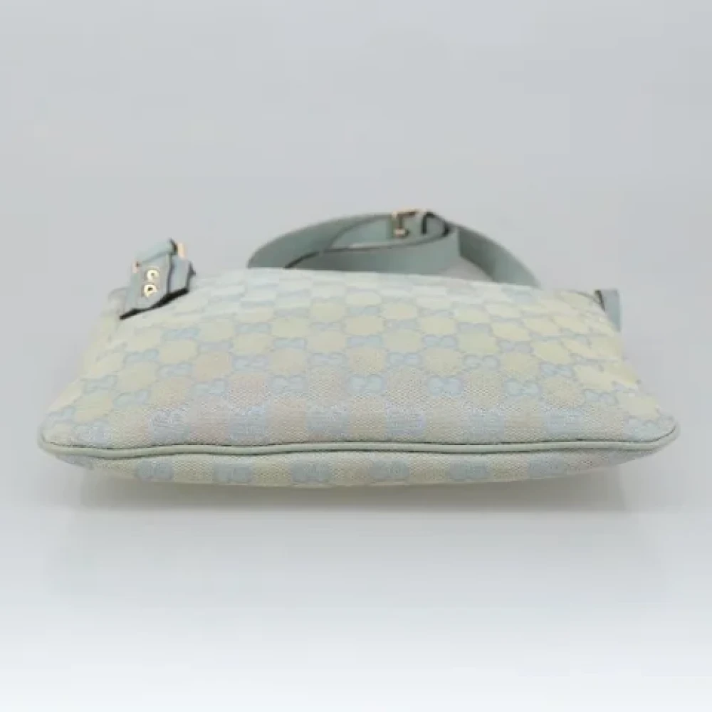 Gucci Vintage Pre-owned Canvas gucci-bags Blue Dames