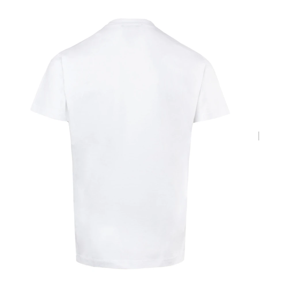 Dsquared2 Leaf Skater Katoenen T-shirt White Heren