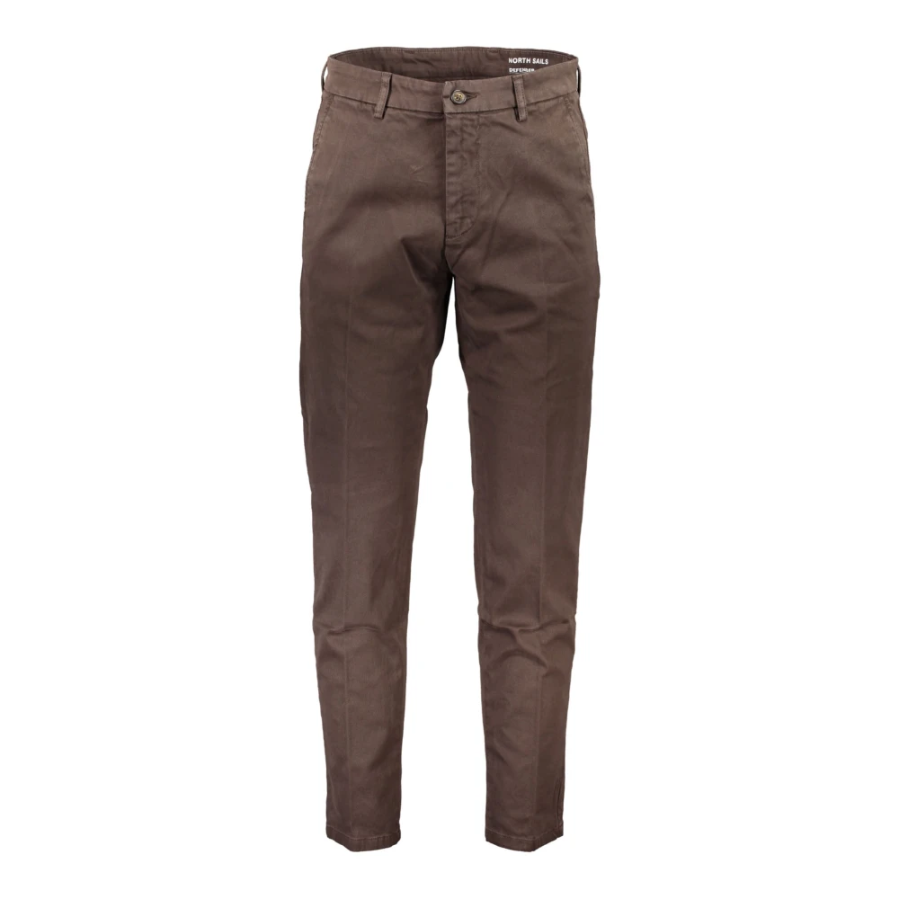 North Sails Men's Brown Chinos, W31, Slim Fit Trousers
